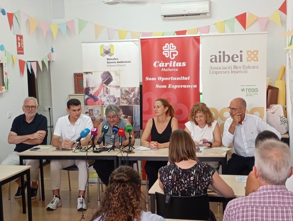 Les empreses d'inserció de les Illes Balears han mantingut 150 llocs de feina d'inserció en 2025 1 1